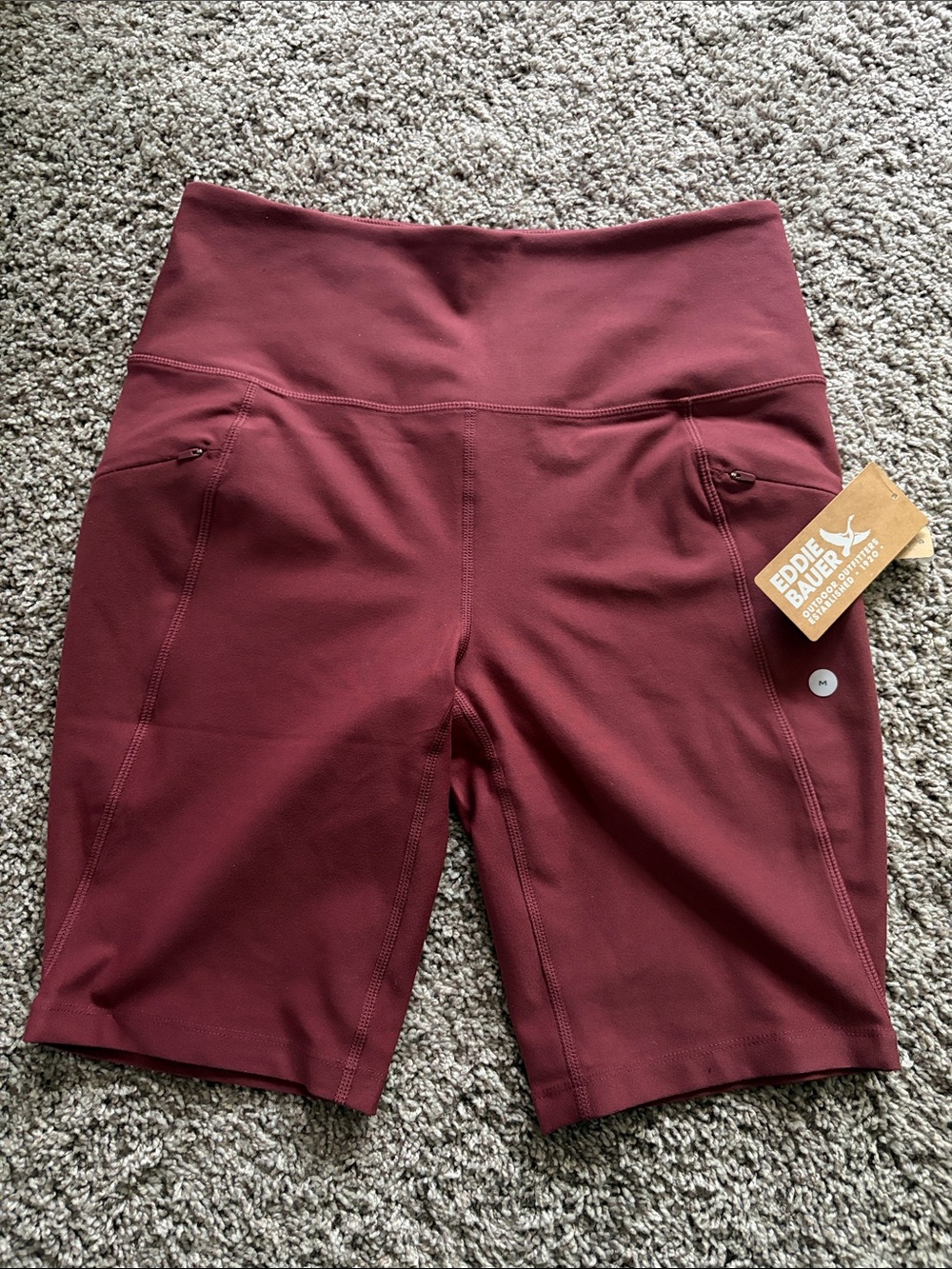 Eddie Bauer Biker Shorts UPF 50+ NWT